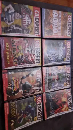 Lote 8 jogos CD Expert PC Completos