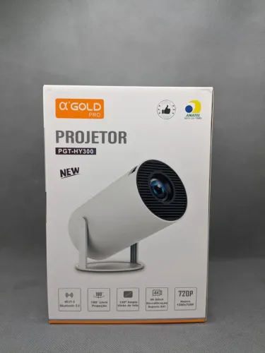 Projetor Portátil 4K Gold Pro