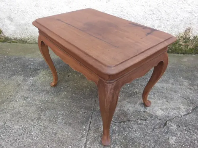 Antiga Mesa em Imbuia Maciça Modelo Chipandelle 52 X 68 X 45