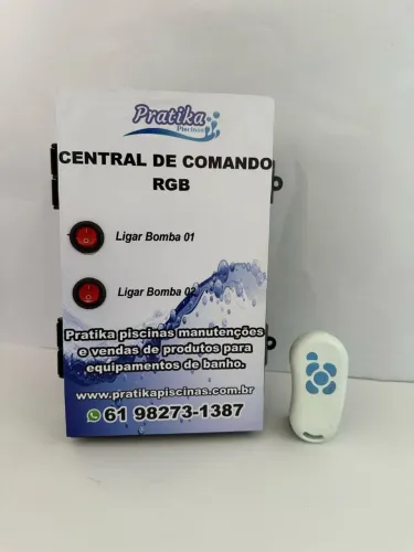 Central de Comando RGB para Piscina e bombas