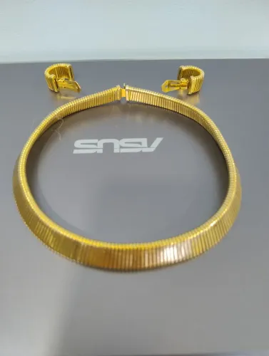 Conjunto antigo dourado