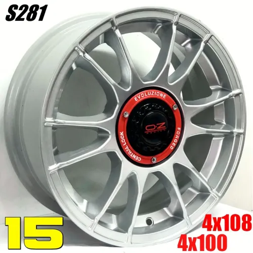 Rodas aro 15 Scorro S 281 Oz vários acabamentos e furações novas