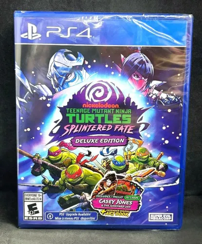 TMNT Splintered Fate Deluxe Edition PS4 PS5 LACRADO | OU SWITCH - LEIA!