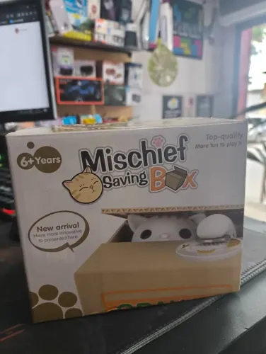 Cofre Moedeiro Gato Box à Pilha - Loja Física