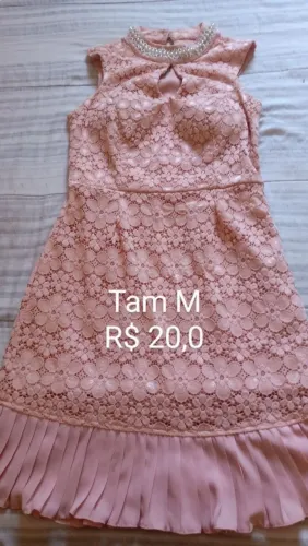 Vestido rendado Social