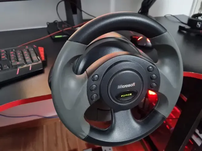 Microsoft Sidewinder Force Feedback Wheel volante para PC