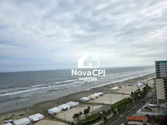 Cobertura em Praia Grande Vista Mar Lazer Completo