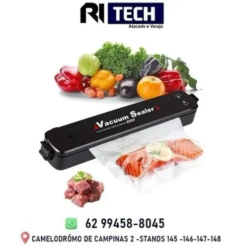 Seladora A Vacuo De Sacos De Alimentos Objetos Embaladora Automatica Para Casa Cozinha