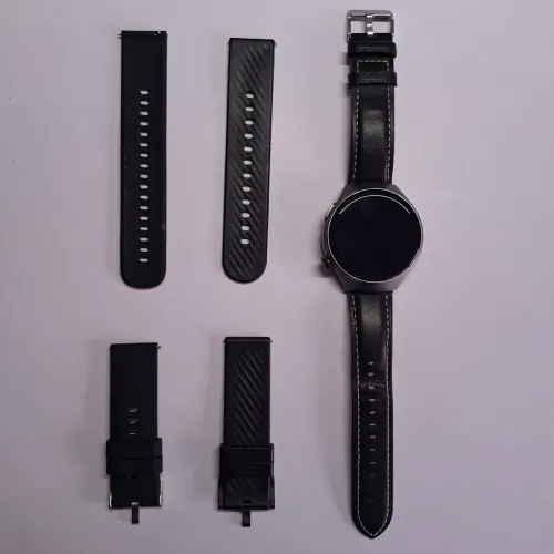 Smartwatch GT4 Pro + 2 Bands Extras (de couro)