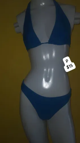 Biquini azul. turquesa P