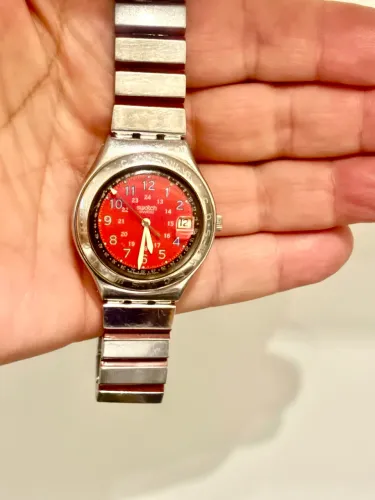 Relógio Swatch Irony vermelho