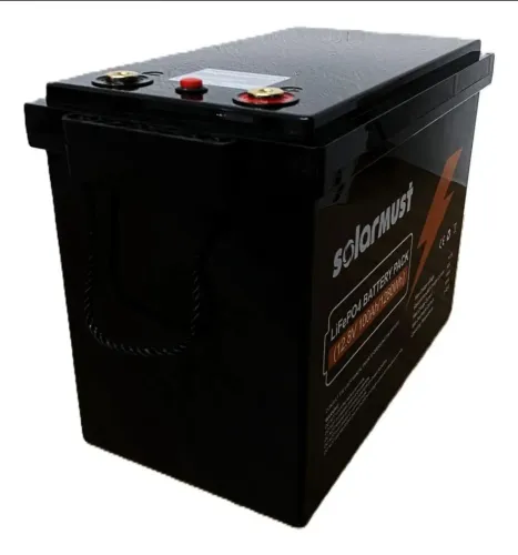 Bateria de Lítio Must Solar 12V 100Ah LiFePO4 - Modelo MH17-12100: