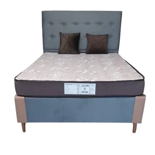 Colchão D28+ Base Box Blindada tam Viúva, Novo