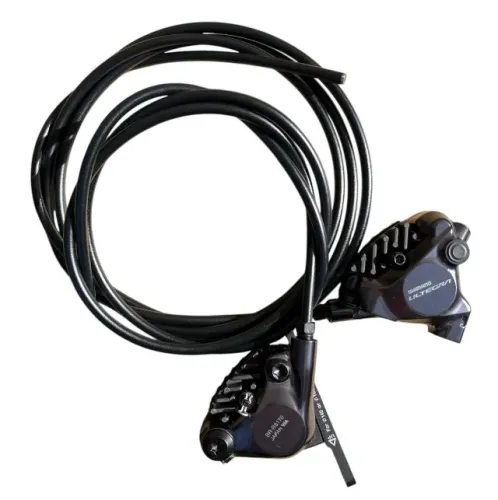 Par de Pinças de Freio Hidráulico Shimano Ultegra BR-R8170 com pastilhas/adaptador e mangu