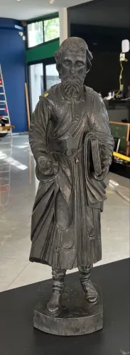 Estátua Madeira Profeta 80 cm