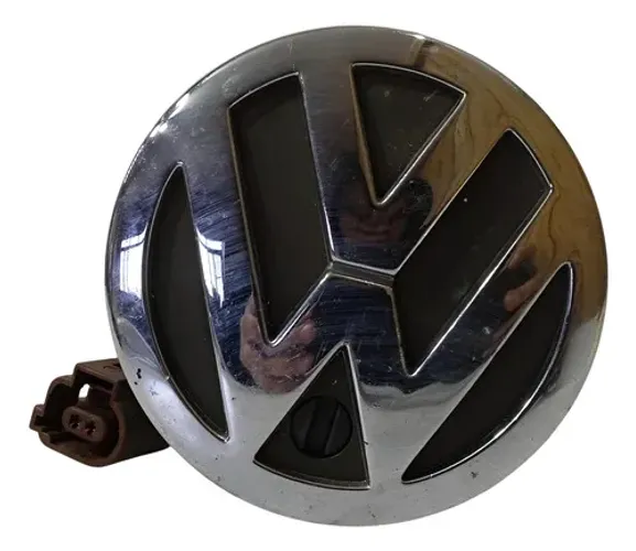 Emblema Fechadura Tampa Traseira Polo Sedan 2003 - 2008 - Preto
