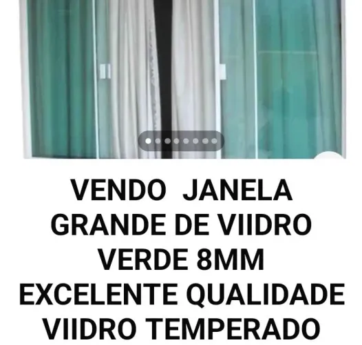 VENDO  JANELÃO VIIDRO COM ALUMÍNIO 
