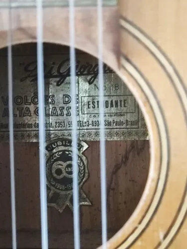 Violão Di Giorgio Estudante Nº 18 - Colecionador