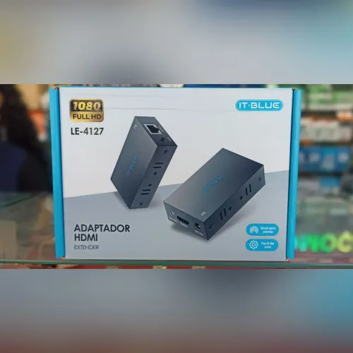 Adaptador HDMI Extender 1080p IT-BLUE LE-4127(Honestidade e Qualidade é na JK eletrônicos)