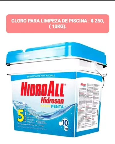 Cloro para Piscina Hidrall 10kg