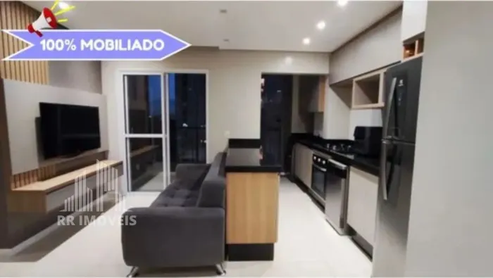 RR8909 Apartamento MOBILIADO 52m² CONDOMÍNIO ÁPICE PARK - OPORTUNIDADE - 2 Dorms 1 Vaga -