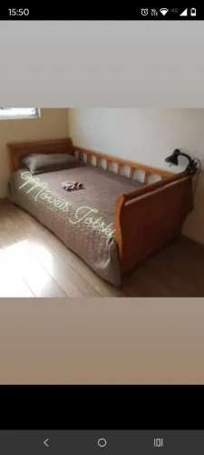 Cama solteiro macissa mel com gaveteiros ,incluso colchão novo D28 toraflex .