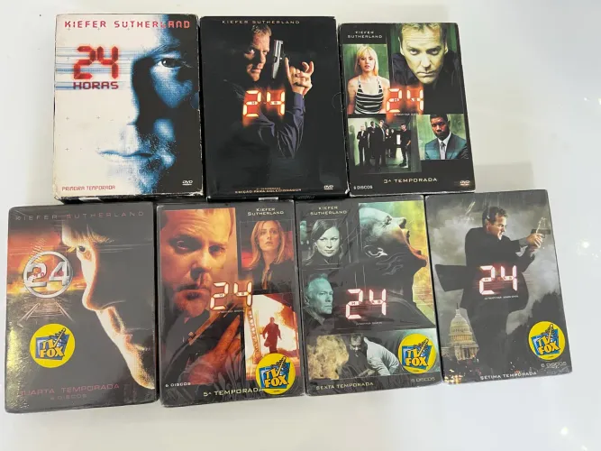 Box Série 24 horas - 1 a 7 temporada 