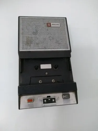 Gravador Philips de Fita Cassete Vintage