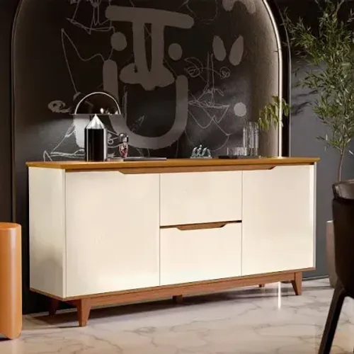 Buffet Aparador 2 Portas Off white