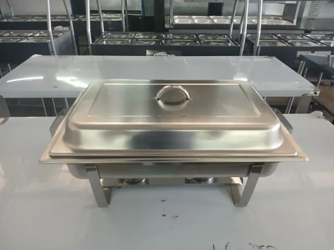 Rechaud Retangular PR-111 - 2 Cubas 4,5 litros/ Cada