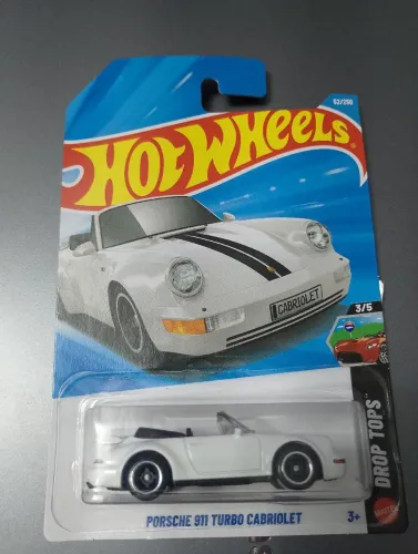 Miniatura HOT WHEELS PORSCHE 911TURBO CABRIOLET