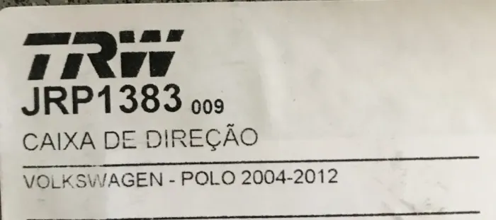 Caixa de direção hidráulica WV polo referência (5z1422055f)