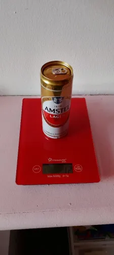 Lata rara Amstel Large. Vazia e fechada!