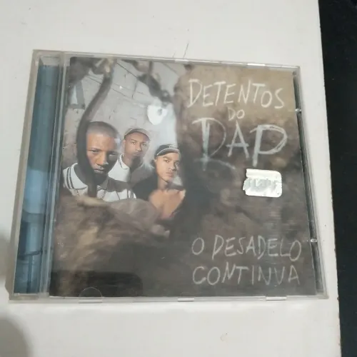 Cd Detentos do Rap -O Pesadelo Continua original 1a Prenssagem selo holográfico