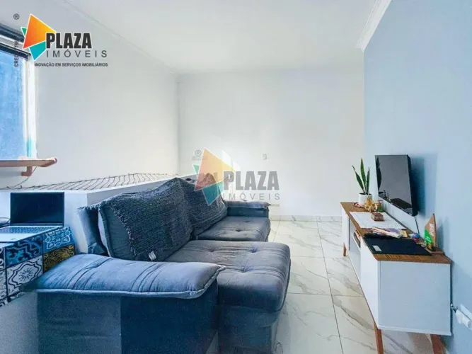 Casa de condominio com 1 dormitório à venda, 43 m² por R$ 249.900 - Vila Caiçara - Praia G