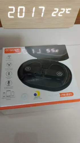 Fone Bluetooth À Prova D'água A'gold Fnb21 Preto Esportivo