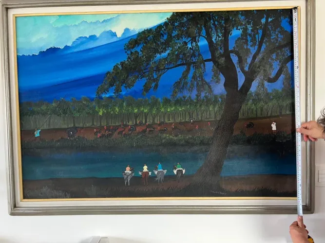 Quadro enorme de ferreira