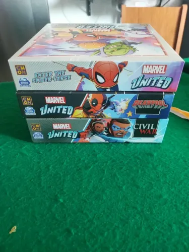 Pack Marvel United: Civil, Deadpool e Enterspiderverse