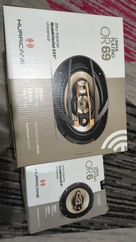 Kit autoflante novo zero na caixa nunca foi aberto par de 6 polegadas e outro par de 6x9