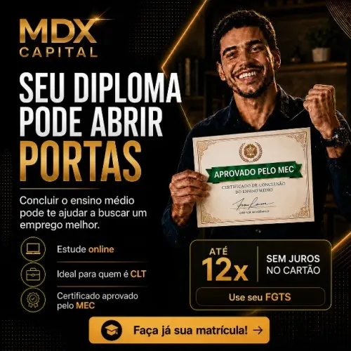 Conclua seu Ensino Fundamental e Médio com 1 prova só!