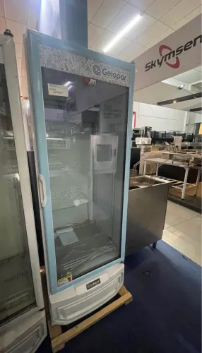 VISA COOLER 414L AR FORÇADO + PLACA FRIA - BRANCO