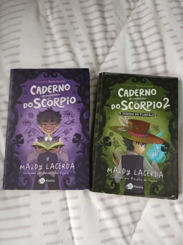 Livro caderno do Scorpio 1 e 2