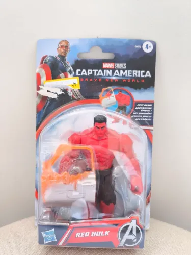Figura de ação captain America Red Hulk 