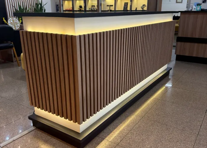 Balcão MDF iluminação Led