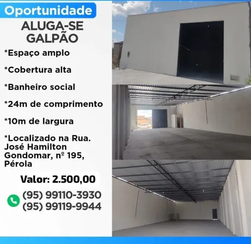 Aluga-se Galpões