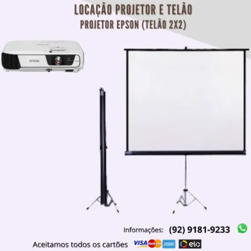 Locação de Projetor e Telão
