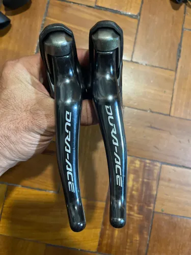 Par de STI Shimano Dura Ace ST-9001