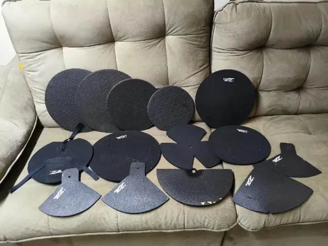 Vários Abafadores para Bateria Acústica