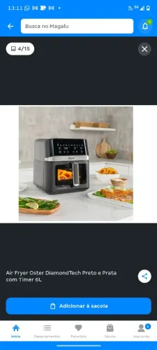 Fritadeira Elétrica Oster DiamondTech 6L