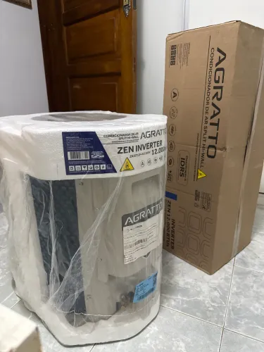 Ar-condicionado inverter 12.000 BTUs Agratto - NOVO NA CAIXA